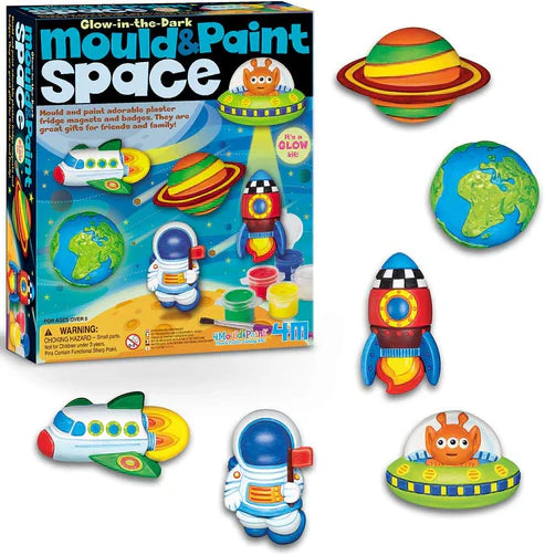 Dark Mould & Paint Space Kit by My Store featuring tools and supplies for mold removal and painting projects in a space-themed design.