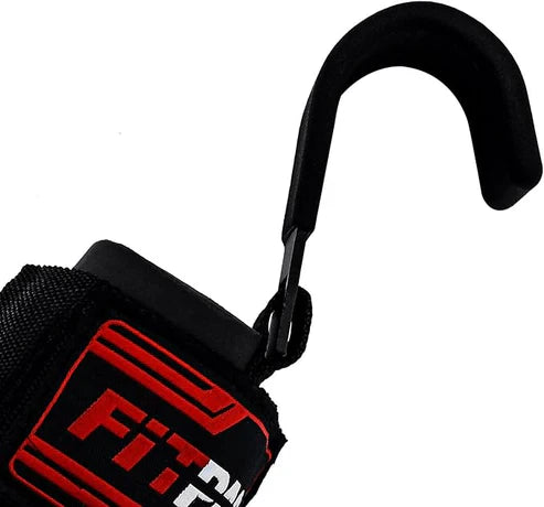 Pair of LORDEX fitness lifting hook straps with padded wrist support for weightlifting and strength training.
