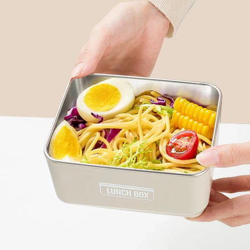 Insulated lunch box set with carry bag, featuring multiple compartments and a portable design for easy meal transport.