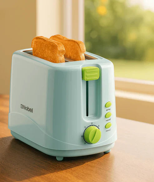 Nobel toaster from My Store with four bread slots, modern design, and control knob for toasting bread and breakfast items.